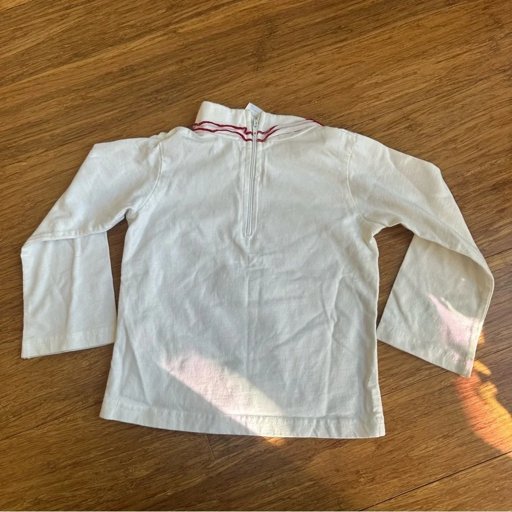 BT KIDS 24 Month Coquette Girly Ruffle Embroidered Long‎ Sleeve shirt